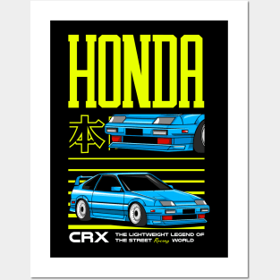 Honda CRX Restoration Posters and Art